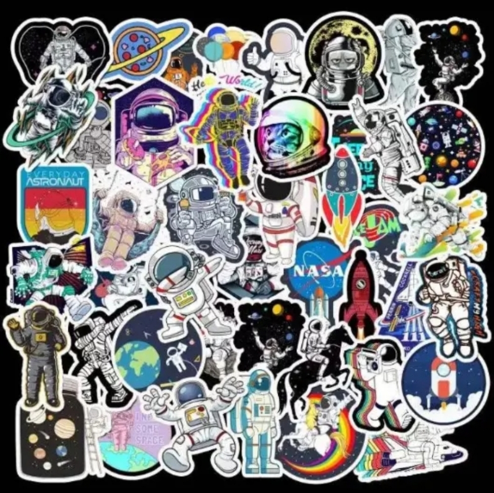 NASA Mix Stickers 1 Pack of 20 Stickers Decals Great for Laptop